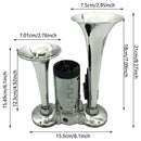 Horn Kit for Cars Trucks Trains Lorrys Boat Dual Trumpet Car Air Horn Kit