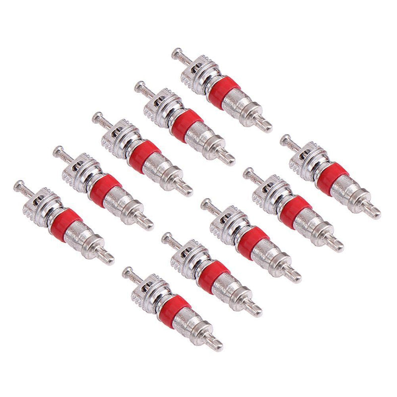 10pcs Tyre Valve Cores w/ Remover Tool for Schrader Car Bike Motorcycle Newly
