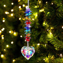 Crystal Love Light Catcher- Hanging Pendant Valentines Day Gifts (Colorful)