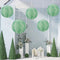 Solar Lantern Outdoor Hanging Lamp Festival Home Ornaments (Green Daisy) Newly