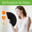 Chinese Style Hand Held Fan Folding Fan Black Dance Party Wedding Gift G5D2