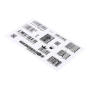 Bar Code Body Art Tattoo Stickers Waterproof Temporary Arm Decals Decor (B)