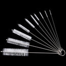 #A 10pcs Straw Cleaning Brush Reusable Stainless Steel Drinking Straw Cleaners