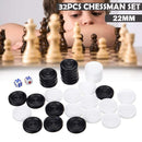 Travel Casual Chess Pieces Checkers Backgammon Pieces Home Party Board Game Toys