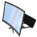 L6 12 inch Curved Phone Screen Magnifier HD Amplifier with Phone Stand Newly