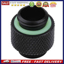 10mm G1/4 External Thread Hose Connector for PC Water Cooling(Black)