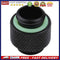 10mm G1/4 External Thread Hose Connector for PC Water Cooling(Black)