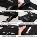 Men Women Fitness Backpack Phone Bag Chest Pocket Running Reflective Vest