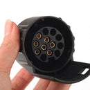 7 Pin to 13 Pin Plug Adapter Trailer Car Caravan Plug Wiring Connector E1V6