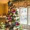 Small Size Christmas Hat Pendants Cloth Art Kitchen Home Tableware Bedroom Decor