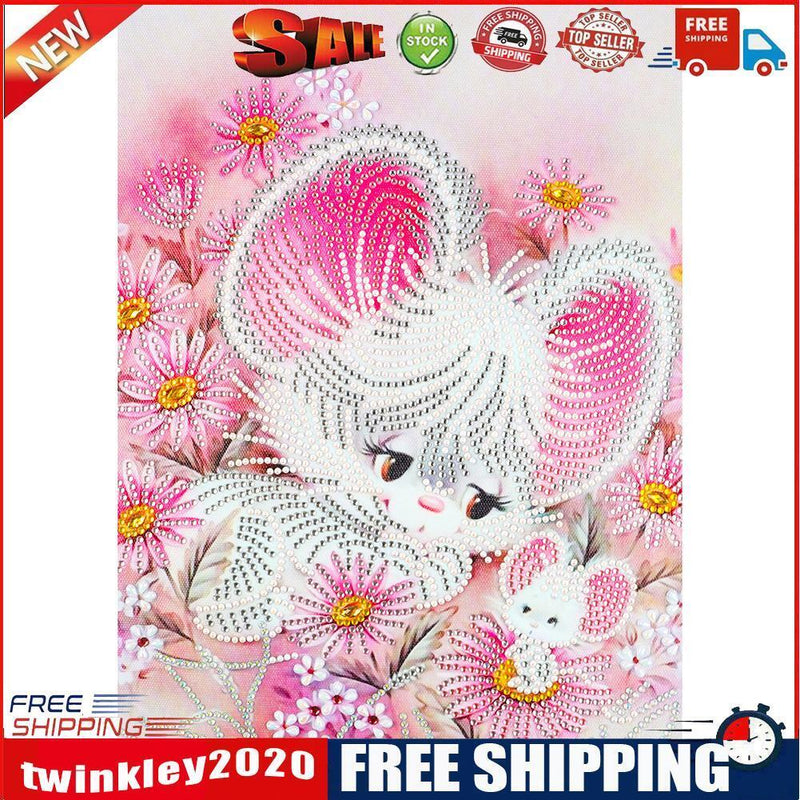 5D DIY Special Shaped Diamond Painting Kits Mouse Partial Drill Rhinestone