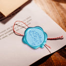 100pcs Retro Octagon Fire Painting Pills Sealing Wax Grain for Envelope (E)