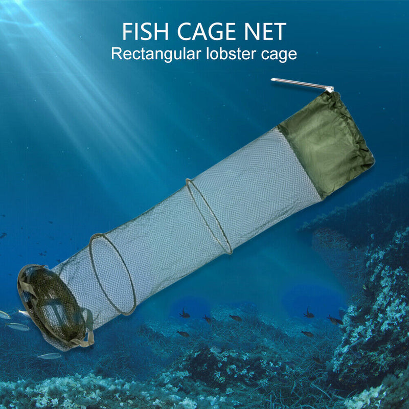 Fishing Dip Nets Folding Fish Trap Fishing Cage Basket Shrimp Carp Fishing To
