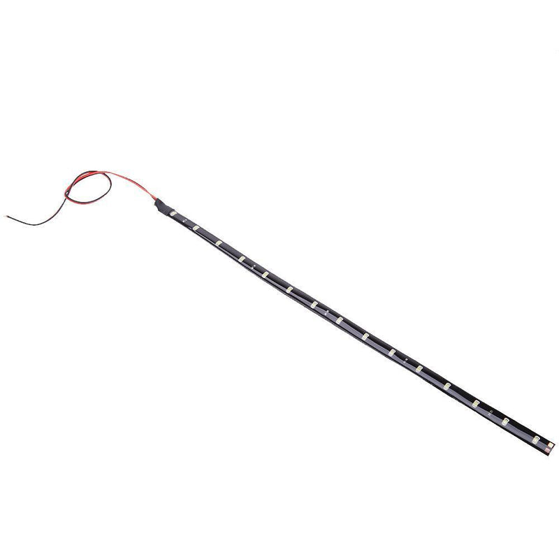 4pcs 30cm/11.8 in 15LED waterproof flexible car truck grill light strips university