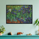 11CT Printed Full Cross Stitch Handcraft Flower Artwork Wall Decoration Kit