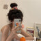 Elastic Hairband Hair Bands Embroidery Flower Korea Chic Transparent Net Yarn