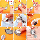 Wedding Bouquet Photo Memorial Charm Pin Brooch Pendant for Graduation Holi