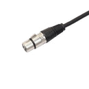 3 Pin XLR Microphone Cable Male To Female Balanced Patch Lead Mic
