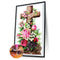 Diamond Painting Kit Flower Cross Full Square Drill Rhinestone DIY Decorati