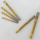 6pcs 3-8mm Drill Bits Straight Shank HSS Wood Punching Twist Drill Bits