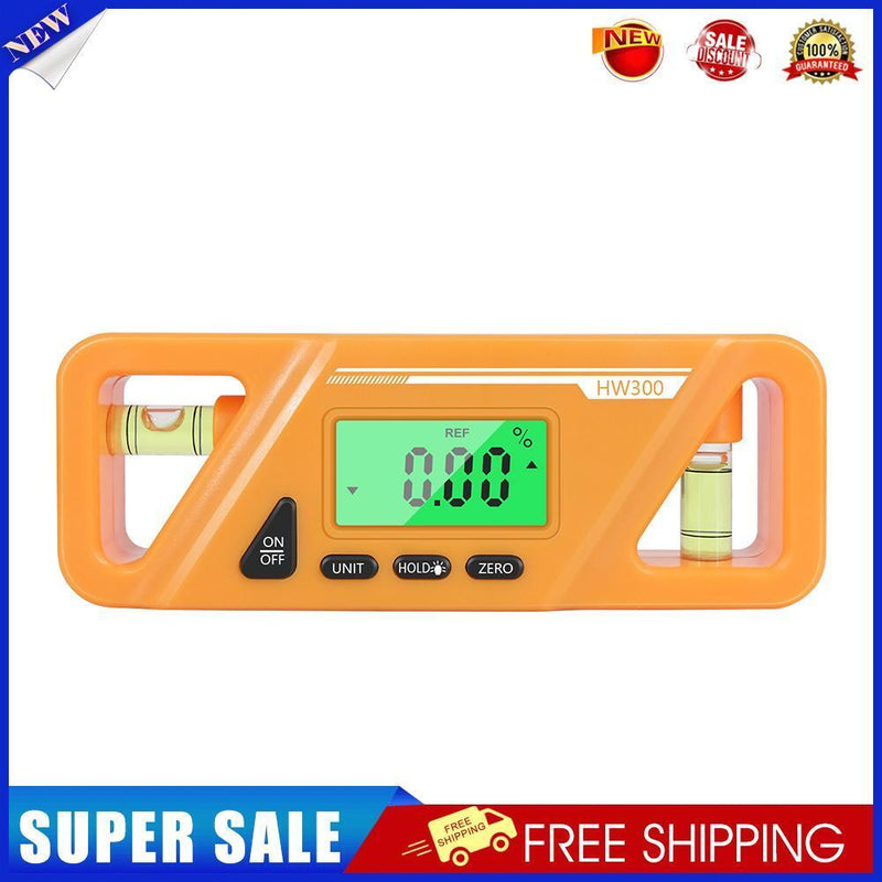 Digital Protractor Angle Finder Inclinometer Magnets Angle Level (Orange)