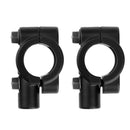 2pcs Universal Motorcycle Handlebar Mirror Mounts M10x22mm Aluminum Clamps Newly