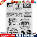Silicone Clear Stamps Christmas Santa Claus for DIY Scrapbook/Photo Album