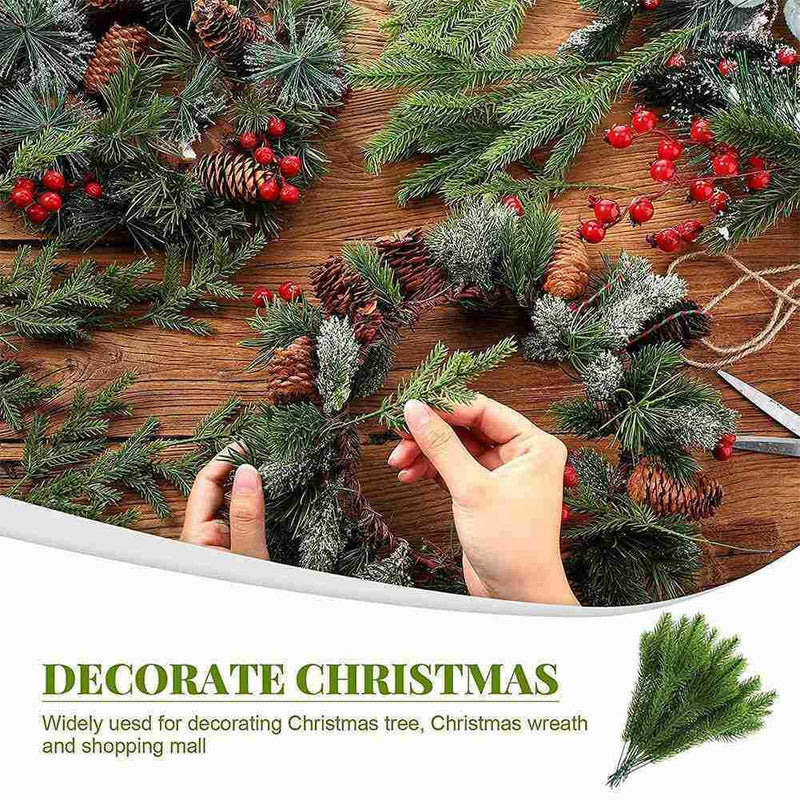 Artificial Flower Green Pine Needle For Household Christmas Decor HOT K7L0