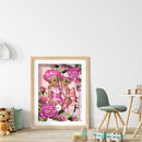 5D DIY Diamond Painting Rose Girls Full Drill Rhinestone Mosaic Art Picture K