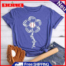 Proud Baseball Mom Blossom T-shirt Tee -538366 L-Retro Blue