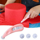 4Wheel Embosser Cutter Sugar Craft Paste Cake Decoration Pastry Mold Tools B5O2