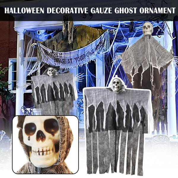 Halloween Props Hanging Skeleton Haunted House Decoration Halloween~