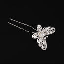 Flower Wedding Accessories Bridesmaid Clip Crystal Comb Bridal Hair Pins