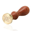 Sealing Wax Classic Initial Wax Seal Stamp Alphabet Letter D Retro Wood Newly