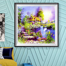 Full Square Drill Mosaic Poster 5D DIY Diamond Painting Rural House Kit
