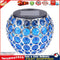 Solar LED Hollow Hanging Ball Light Outdoor Waterproof Garden Lamp (Blue) Newly