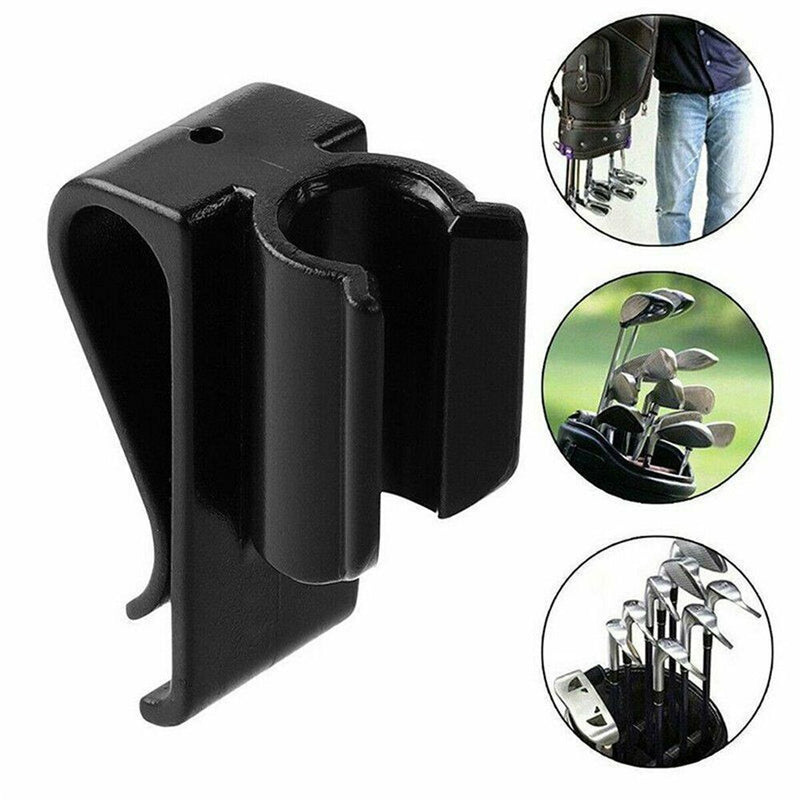 with White Marker Clamp Stand Bag Buckle Golf Putter Clip Golf Clubs Holder