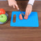 10pcs Plastic Non Slip Anti Bacterium Cutting Board Chopping Block(Blue)