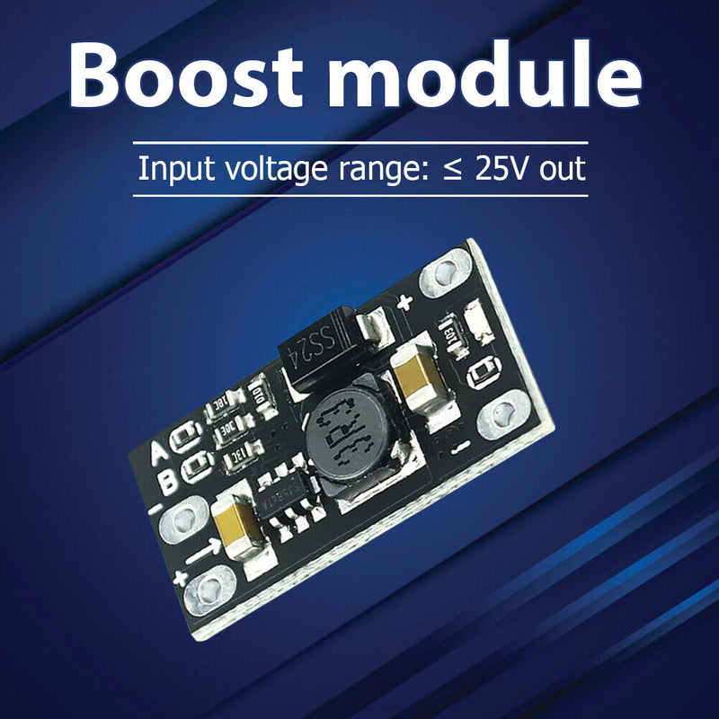 Lithium Battery Boost 3.7V to 12V DC-DC Step Up Board Supports 5/8/9/12V Output