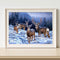DIY Acrylic Oil Painting Canvas Deer Handpainted Acrylic Painting By Numbers Kit