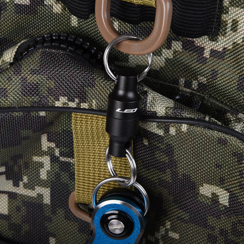 Magnetic Net Release Landing Net Holder Keeper with Lanyard for Fly Fishing