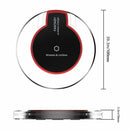 Fast USB Cable Black/White Wireless Charger Pad Qi-Certified Universal Charging