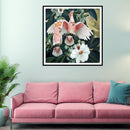 5D DIY Full Drill Diamond Painting Bird and Flower Embroidery Craft Kit Wall Art