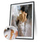 Hand Painted Oil Paint by Numbers DIY Beauty Back Drawing Wall Decoration Gift