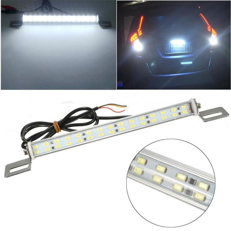 White/Red LED Car Tail Brake Reverse Lamp SMD 5730 Rear License Plate Light Bar