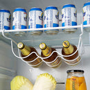 Fridge Organizer Kitchen Storage Rack Shelf Refrigerator Beer Wine Bottle Holder