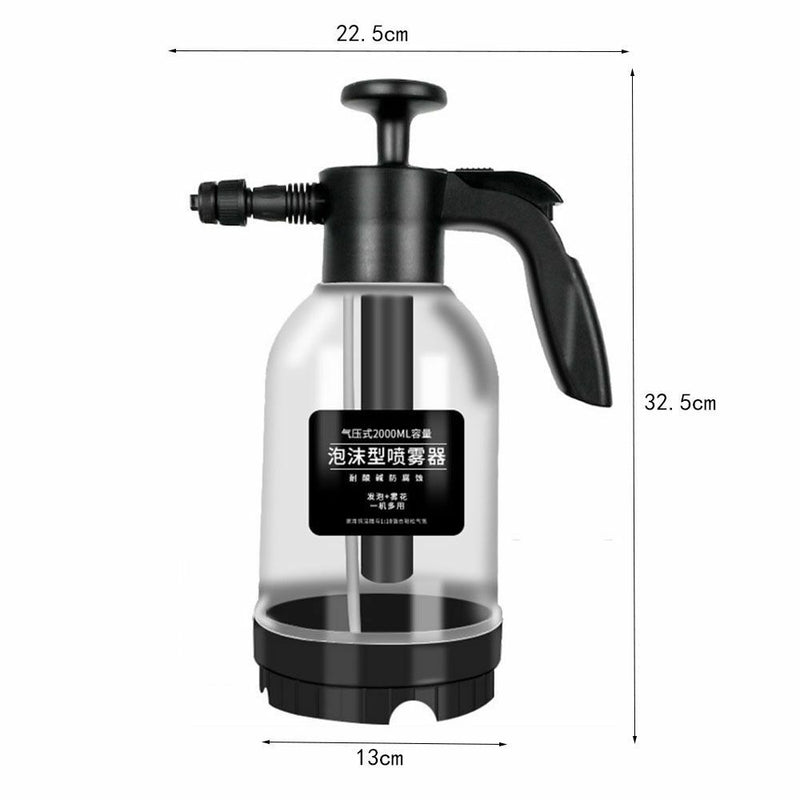 Water Jet Air Pressure Foam Kettle Watering Can Spray Bottle High Pressure