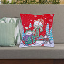 Christmas Throw Pillow Case Pillowcase Home Party Festival Decor with Zipper