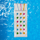 Inflatable Summer Pool Lounge with Cup Holes Water Floating Lounge (Color)