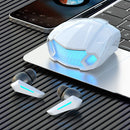 Wireless Earbuds Bluetooth-compatible 5.2 TWS Sport Gaming Headset (White) Newly